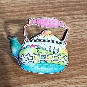 Tea Pot Button Cover